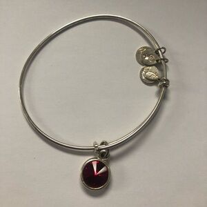Alex and ani garnet birthstone bracelet